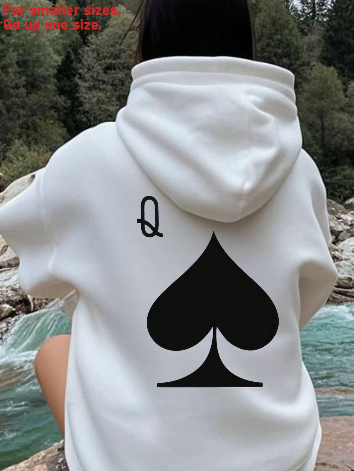 هوديي بلوفر نسائي (نمط الصوف، الرباط) | طباعة رمز المجرف