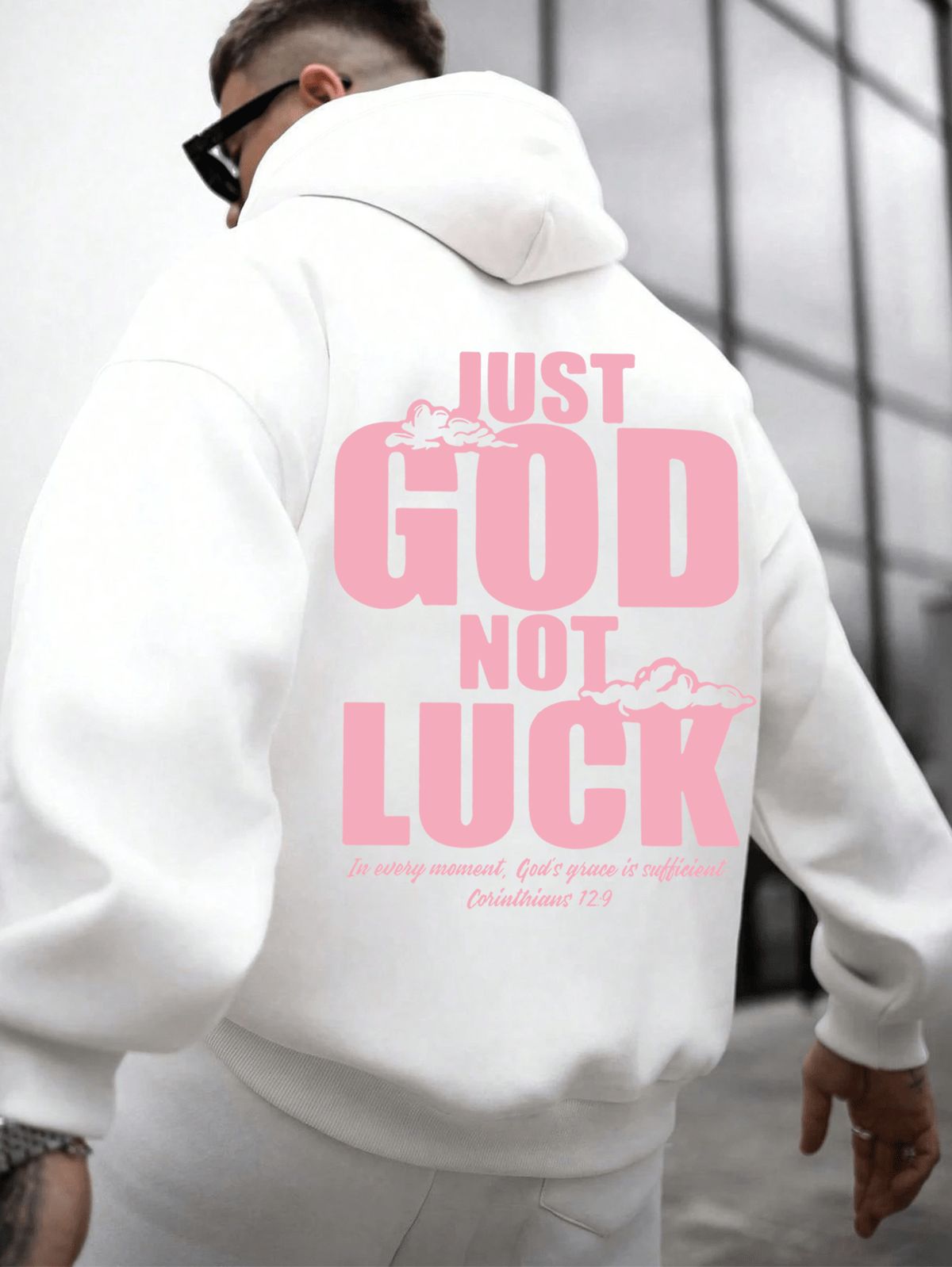 هودي سويتشيرت رجالي كاجوال بطباعة حروف وشعار مع نقش خدوش، بقَصّة فضفاضة، مناسب لفصلي الخريف والشتاء